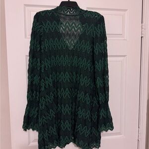 Free People Green Long Sleeve Dress